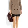 Miu Miu Oversized Leather Frame Clutch in Purple (plum) - Lyst