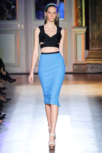 Roland Mouret Spring 2012 Platform Leather Sandals In White  - Lyst