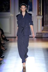Roland Mouret Spring 2012 Navy Full-Leg Trouser
