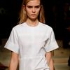 Celine Spring 2012 Beige Knife Pleated Midi Skirt With White ExtraWide Buckle Belt in Beige - Lyst