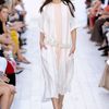 Chloé Spring 2012 Tented Short Sleeve Dress with Belt in Beige - Lyst