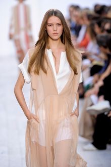 Chloé Spring 2012 White Short Sleeve Shirt Dress - Lyst