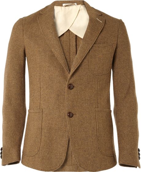 Gant Rugger Herringbone Tweed Suit Blazer Men S Fashion