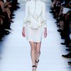 Givenchy Spring 2012 Peplum Blazer with Satin Trim Undulated Lapel (Skirt Suit) in White - Lyst