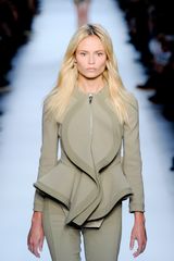 Givenchy Spring 2012 Peplum Jacket with Undulating Lapel
