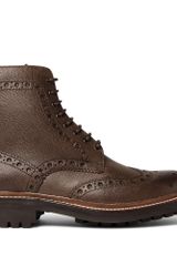 Grenson Fred Leather Brogue Boots