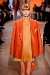 Hermes Spring 2012 Flame Orange Tailored Blazer