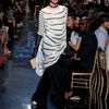 Jean Paul Gaultier Spring 2012 Stripey Sailor Jersey Tunic in White (black) - Lyst