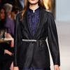 Loewe Spring 2012 Blue Print Knee Lenght Mandarian Collar Dress in Blue - Lyst