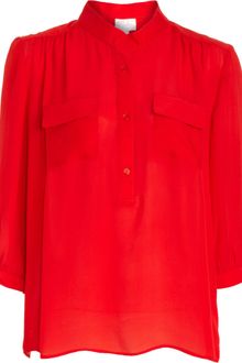 Parker Long Sleeve Blouse - Lyst