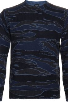 PS by Paul Smith Camo Sweater - Lyst