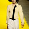 Sonia Rykiel Spring 2012 White Wide Leg Tailored Pants  in White - Lyst