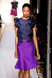 Yves Saint Laurent Spring 2012 Runway Look 6 - Lyst