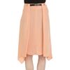 Marni Asymmetric Belted Skirt in Pink (gold) - Lyst
