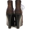 Rag & Bone Dolgan Wedge Booties in Brown (bone) - Lyst