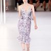 Alexander Mcqueen Spring 2012 Lace Embroidered Peplum Bodice Top in Purple (grey, purple) - Lyst