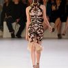 Alexander Mcqueen Leather Lace Dress in Black - Lyst