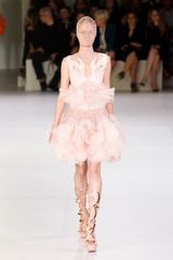 Alexander McQueen Spring 2012 Pink Knee Lenght Wedge Sandals