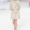Chanel Spring 2012 Beige Checked 3/4 Sleeve Jacket With Black Graphic Detail in Beige - Lyst