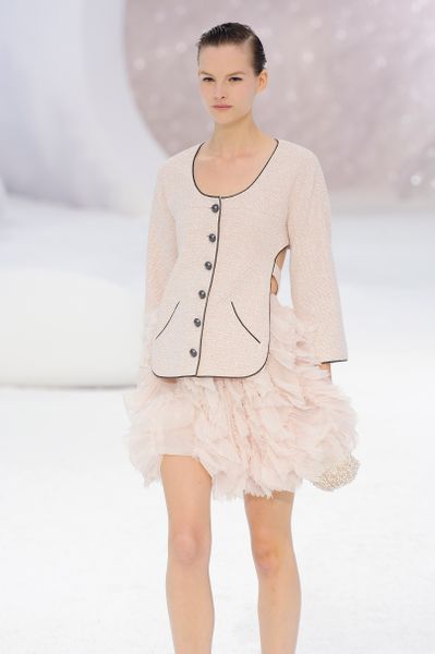 Chanel Spring 2012 Pink MilleFeuille Pleats Mini Skirt in Pink - Lyst