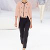 Chanel Spring 2012 Pink Asymmetric Cut Out Jacket  in Pink (black) - Lyst