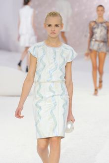 Chanel Spring 2012 Pearl in Shell Clutch - Lyst
