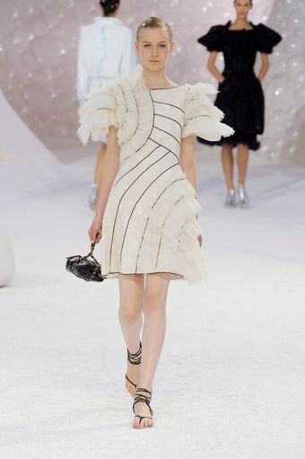 Chanel Spring 2012 Black Strappy Sandals - Lyst