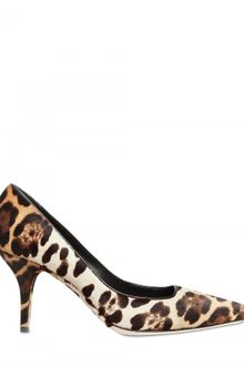 Dolce & Gabbana 70mm Leopard Print Pony Pumps - Lyst
