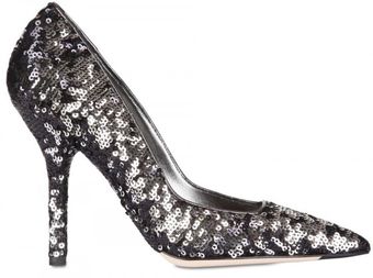 Dolce & Gabbana Sequin Embellished Shoe - Lyst