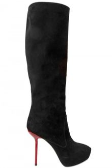 Grey Mer 130mm Suede Stiletto Pull On Boots - Lyst