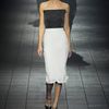 Lanvin Spring 2012 Black Leather Peep Toe Platform Sandals  in Black - Lyst