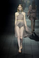 Lanvin Spring 2012 Beige Platform Sandals
