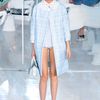 Louis Vuitton Spring 2012 White Top With Ovesized Lacy Collar in White - Lyst