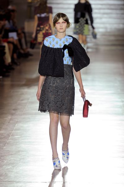 Miu Miu Spring 2012 Small Satin Handbag With Top Handle in Red - Lyst