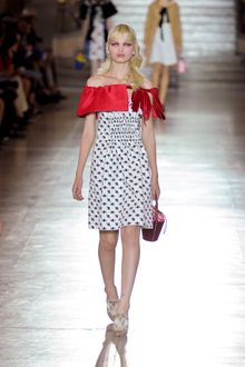 Miu Miu Spring 2012 Oxblood Mini Basket Bag With Pink Lining  - Lyst