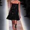 Valentino Spring 2012 Sheer Black Sleeveless Cocktail Dress With Floral Print Detail  in Black - Lyst