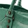 Balenciaga Velo Small Leather Bag in Green - Lyst