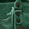 Balenciaga Velo Small Leather Bag in Green - Lyst