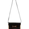 Chloé Rachel Silk and Leather Envelope Clutch in Black - Lyst