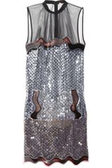 Christopher Kane Alexa Sequined Tulle Dress