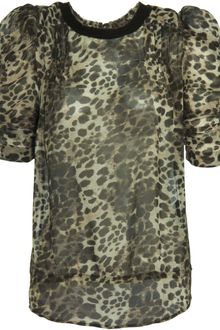 Etoile Isabel Marant Leopard Print Blouse - Lyst