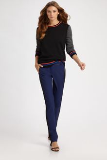 Jason Wu Stovepipe Paneled Wool Pants - Lyst