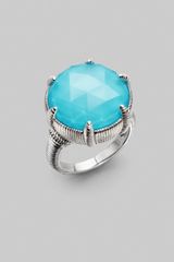 Judith Ripka Turquoise & Sterling Silver Ring