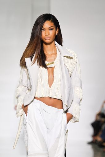 Kanye West Spring 2012 Beading And Appliqué Weighting Jacket - Lyst