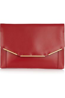 Lanvin Leather Envelope Clutch - Lyst
