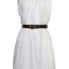 Preen Coil Metallic Silk Dress in White - Lyst