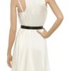 Preen Coil Metallic Silk Dress in White - Lyst