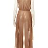 Topshop High Low Maxi Dress By Love** in Gold - Lyst