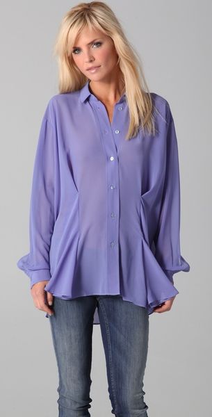 Acne Shining Blouse - Lyst