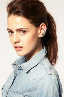 ASOS Collection Asos Wing Star Ear Cuff - Lyst